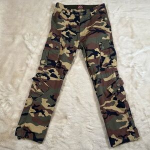 Match Men's Wild Cargo Pants 34 XL, Khaki Camo Baggy